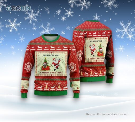Sphynx Cat Ugly Christmas Sweaters For Men Women, Christmas Gift For Pet, Cat Sweater, Christmas Gift