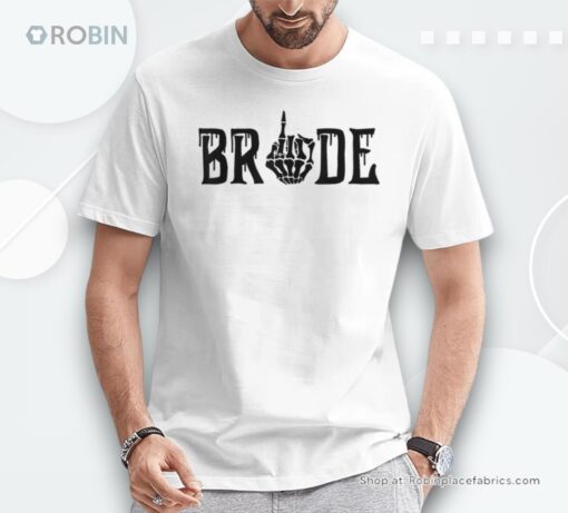 Spooky Bride Groom Gothic Halloween Wedding Matching Shirt