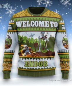 Star Wars Endor Ugly Sweater and Sweatshirt Welcome to Endor Star Wars Ugly Sweater and Sweatshirt For Men and Women