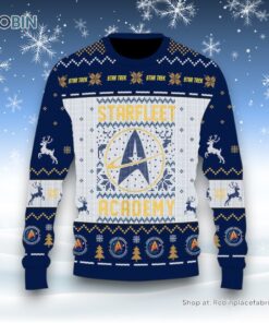 Starfleet Academy Star Trek Personalized Ugly Christmas Sweater and Sweatshirt Starfleet Academy Star Trek Personalized Ugly Christmas Sweater and Sweatshirt