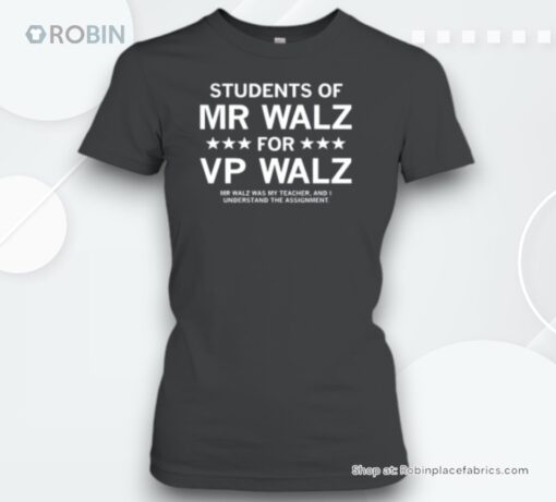 Students Of Mr Walz For Vp Walz Unisex Shirt