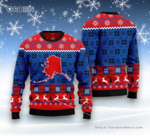 Sweet Home Alaska Ugly Christmas Sweater