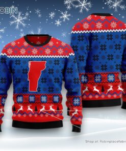 Sweet Home Vermont Ugly Christmas Sweatshirt, Sweater