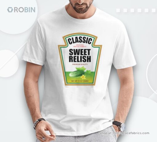 Sweet Relish Condiment Halloween Group Costumes Family Shirt