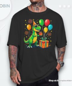 T Rex Birthday Party Dinosaur Shirt
