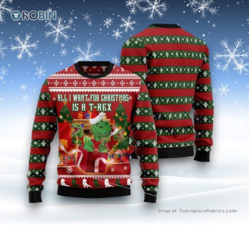 T Rex Christmas’S Gift Ugly Christmas Sweater