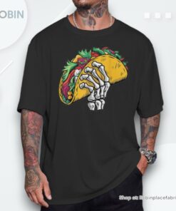 Taco Skeleton’s Taco Fiesta Mexican Food Lover Shirt