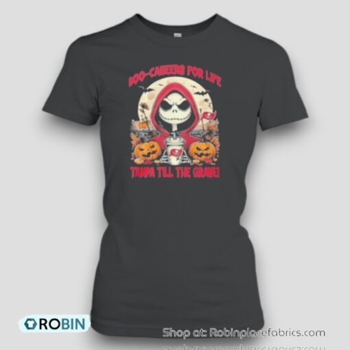 Tampa Bay Buccaneers Boo Caneers For Life Tampa Till The Grave Unisex Shirt