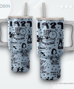 Taylor Swift 1989 Album Stanley Cup Tumbler 40 OZ