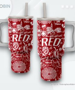Taylor Swift Red Album Stanley Cup Tumbler 40 OZ
