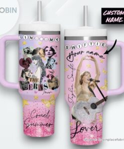 Taylor Swift The Eras Tour Custom Name Stanley Cup Tumbler