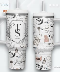 Taylor Swift The Tortured Poets Department Album Stanley Cup Tumbler