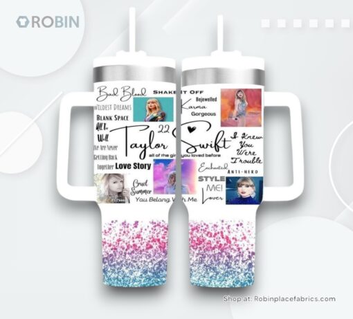 Taylor Swift Tour 2024 40 OZ Stanley Tumbler