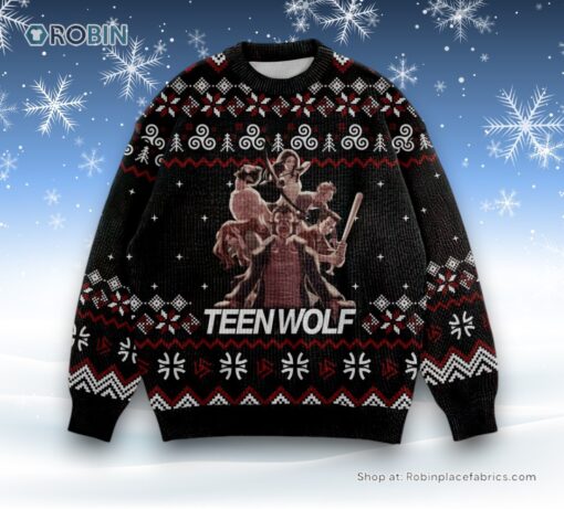 Teenwolf Ugly Christmas Sweater and Sweatshirt