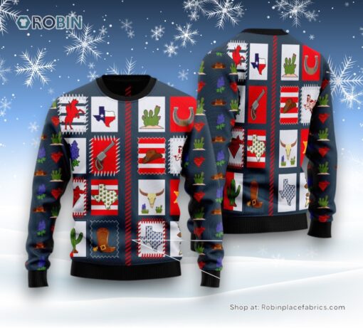 Texas Awesome Ugly Christmas Sweatshirt, Sweater