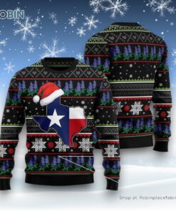 Texas Bluebonnet Ugly Christmas Sweater