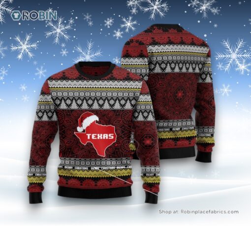 Texas Mandala Ugly Christmas Sweater