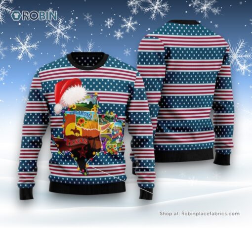 Texas Xmas Ugly Christmas Sweater