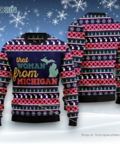 That Woman From Michigan Ugly Christmas Sweater