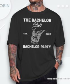The Bachelor Club Groom Crew Bachelor Party Est 2024 Shirt