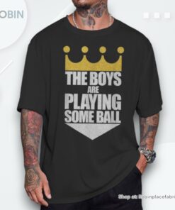 The Boys Are Playing Some Ball Saying Text Shirt
