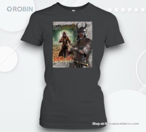The Future Past Tour 2024 Samurai Eddie Has Just Landed In Aichi Japan Iron Maiden Poster Unisex Shirt