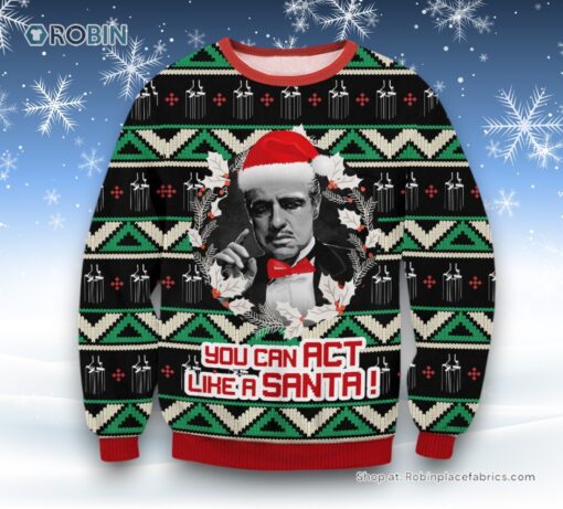 The Godfather Ugly Sweater and Sweatshirt