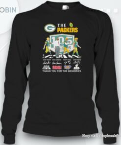 The Green Bay Packers 105th Thank You For The Memories Signatures Unisex Shirt