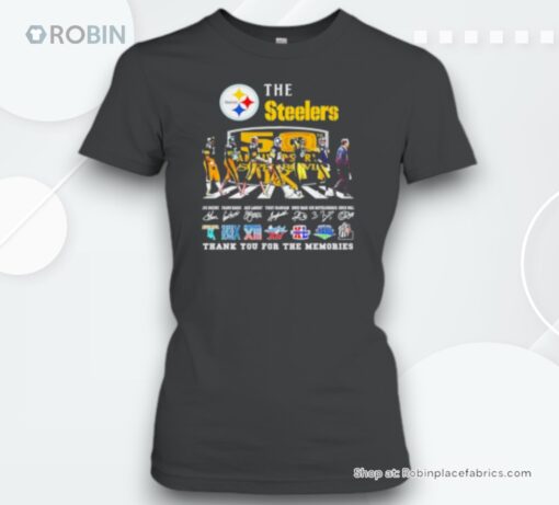 The Pittsbirgh Steelers Abbey Road Thank You For The Memories Unisex Shirt