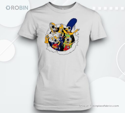 The Simpsons Zombie Characters Unisex Shirt