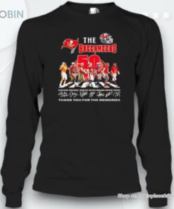 The Tampa Bay Buccaneers 50th Anniversary Thank You Signatures Unisex Shirt