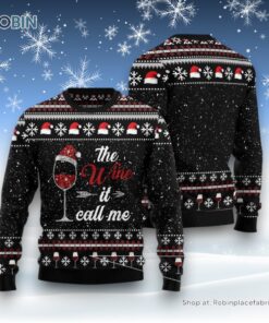 The Wine It Call Me Ugly Christmas Sweatshirt, Sweater
