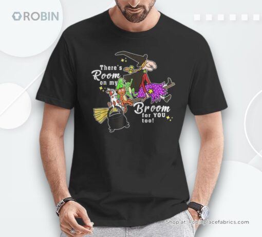 There’s Room On My Broom For You Too Teacher Halloween Shirt