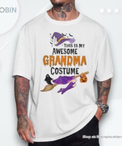 This Is My Awesome Grandma Costume Halloween Spooky Women Shirt This Is My Awesome Grandma Costume Halloween Spooky Women Shirt