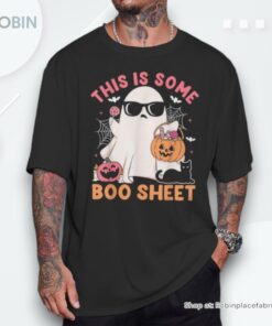 This Is Some Boo Sheet Cute Ghost Retro Halloween Costume Shirt