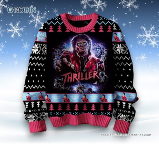 Thriller Michael Jackson Ugly Christmas Sweater and Sweatshirt