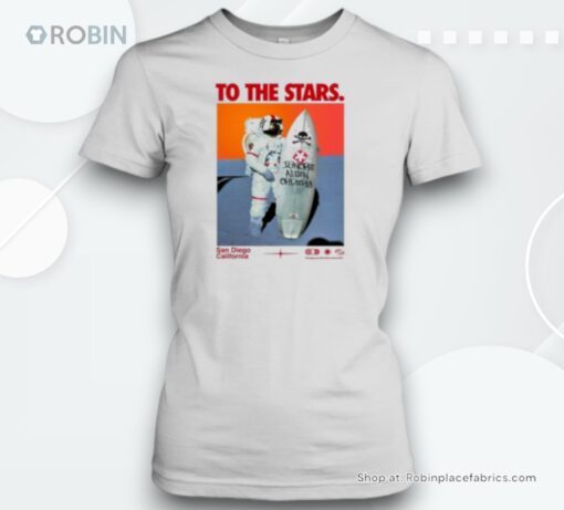Tothestars.Media Astro Surf Ignore Alien Orders Unisex Shirt