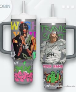 Travis Scott Wish You Were Here Tour Stanley Tumbler 40oz Travis Scott Wish You Were Here Tour Stanley Tumbler 40oz