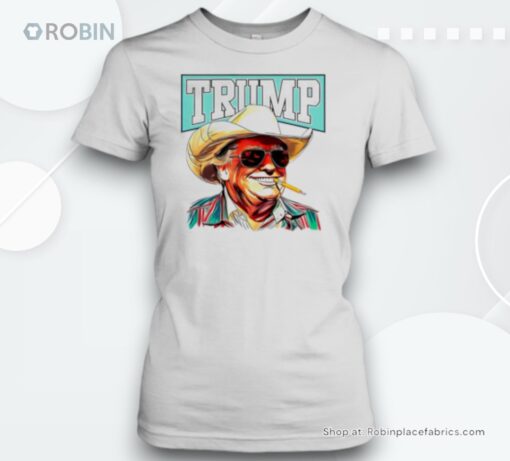 Trump Cowboy Smoking Unisex Shirt
