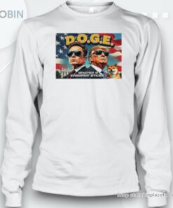 Trump Musk DOGE department Of Government Efficiency Unisex Shirt