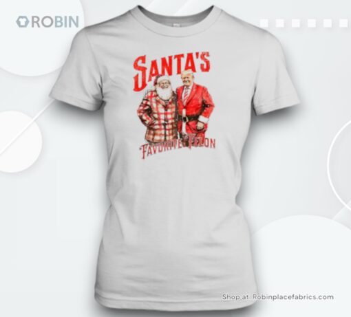 Trump Santa’s favorite felon Christmas Unisex Shirt