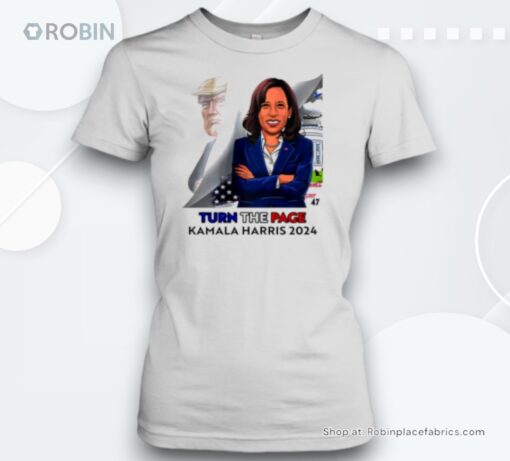 Turn the page 47 Kamala Harris 2024 Unisex Shirt