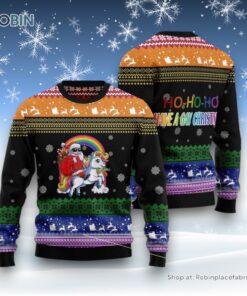 Unicorn Lgbt Ugly Christmas Sweater