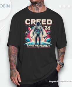 Us Flag Astronaut Support 2024 Creed ’24 Take Me Higher Shirt Us Flag Astronaut Support 2024 Creed ’24 Take Me Higher Shirt