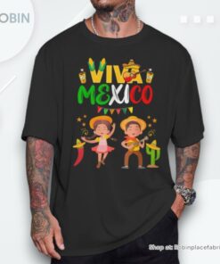 Viva Mexico Boy Girl Guitar Mexican Independence Day Fiesta Shirt Viva Mexico Boy Girl Guitar Mexican Independence Day Fiesta Shirt