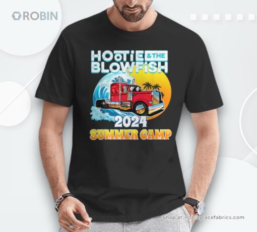 Vintage Hooties And Blowfish Summer Camp With Truck Shirt