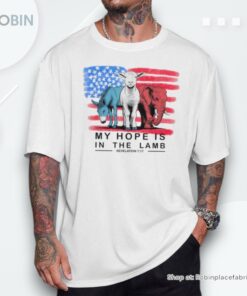 Vintage My Hope Is In The Lamb Christian God Jesus Usa Flag Shirt Vintage My Hope Is In The Lamb Christian God Jesus Usa Flag Shirt