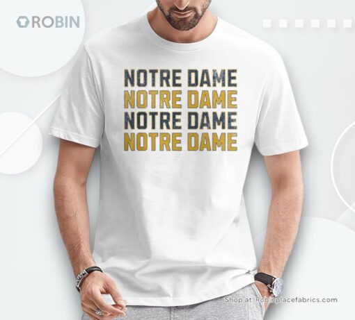 Vintage Notre Dame City Shirt