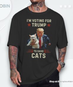 Vote Trump 2024 To Save Cats From Being Eaten Shirt