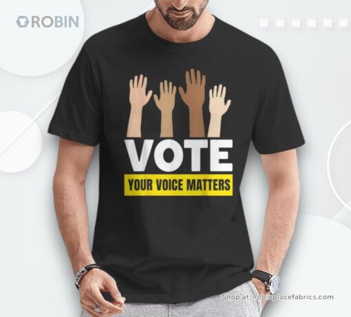Vote Your Voice Matters 2024 Presidential Election Shirt